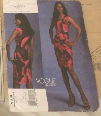 Vogue Patterns - V1118, Misses' Kleid von Tracy Reese, Gr. 14 - 20, neu ungeschnitten