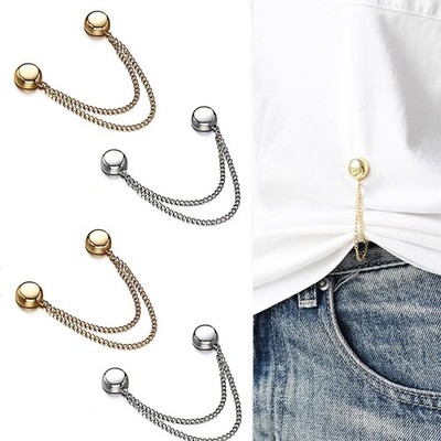 5Pcs Magnetic Clothing Clips with Chain, Multi-Function Magnet Button