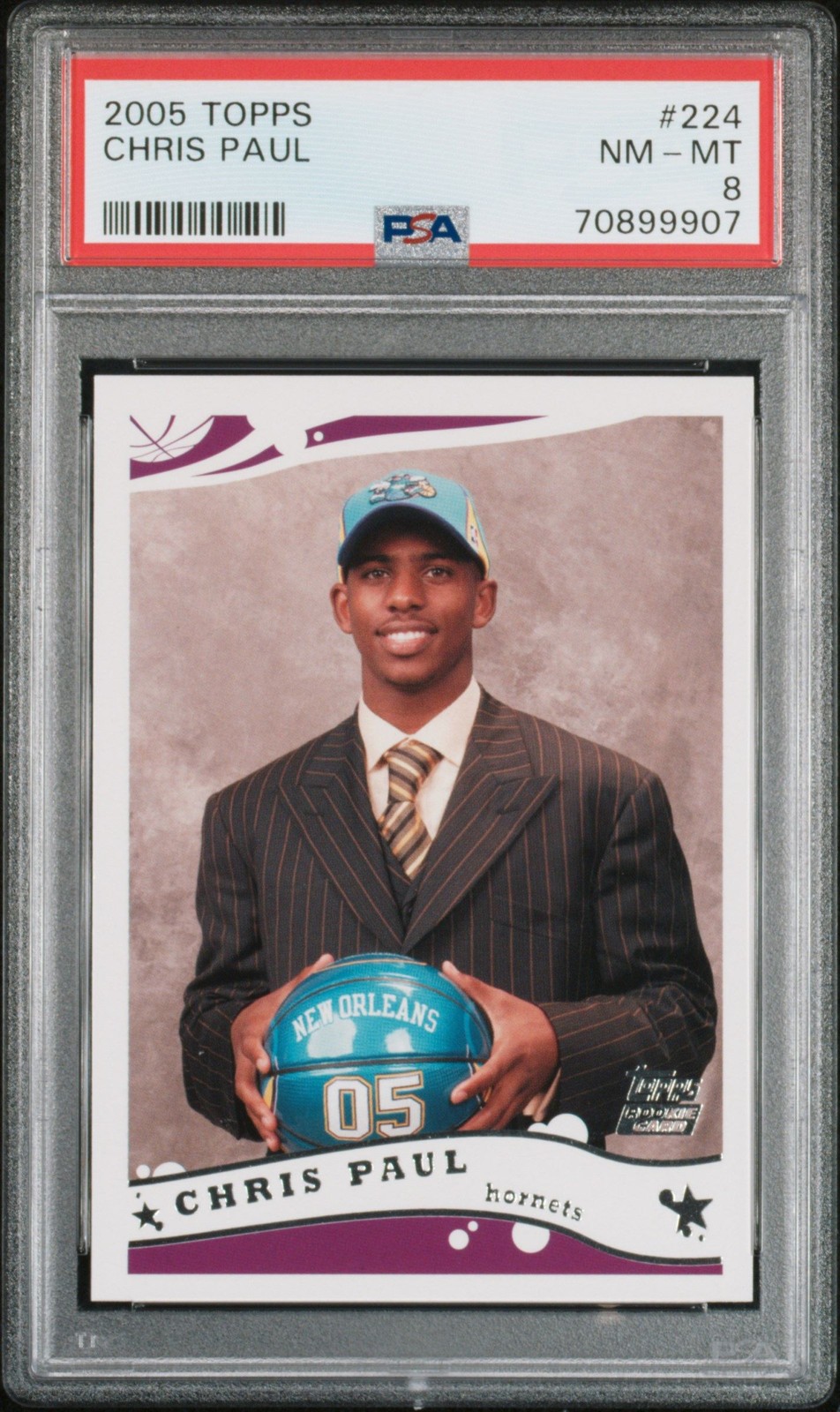 2005-06 Topps CHRIS PAUL RC PSA 8 #224