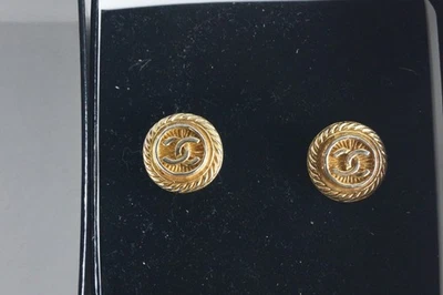 CHANEL Clips d'oreilles Coco Chanel Paris France vintage (77375) - Photo 1/4