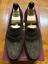 VASS Shoes Budapest Slipper II P Last EU 41 Dark Brown Calfskin Suede Loafers