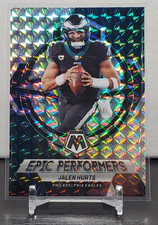 2023 Mosaic Jalen Hurts Eric Performers Silver Mosaic/Base (2) Cards #EP-JHT