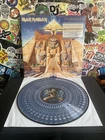 IRON MAIDEN Powerslave VG++ ZOETROPE  VINYL W/HYPE STICKER