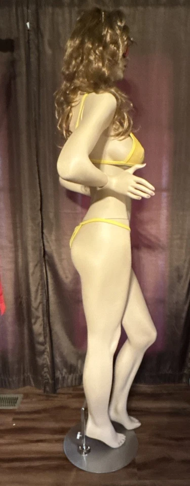 Minimale Animale Women's Mesh Gold Yellow Set Large Top/Med bottom, NWOT - Image 4 of 4