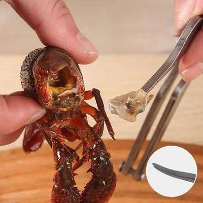 Pince De Cuisine En Acier Inoxydable Pour La Pêche, Les Restaurants Et - Photo 1/4