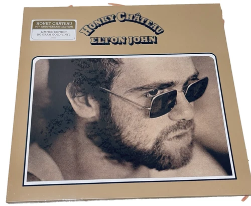 Elton John Honky Chateau Vinyl 50th Anniversary Ltd Gold 180g Rocket Man SEALED