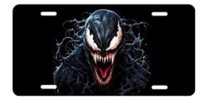 Venom Of Spiderman Movie Comic Aluminum Vanity License Plate Tag Cool New Venom Of Spiderman Movie Comic Aluminum Vanity License Plate Tag Cool New