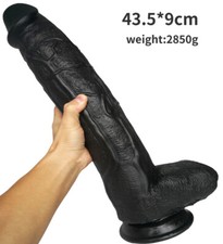 17 Inch Huge Big Dildo Suction Cup Realistic Penis Dong G-spot Sex Toy for Women