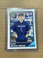 Seth Mejias-Brean Everett Aquasox 2024 Autographed Card Seattle Mariners Signed
