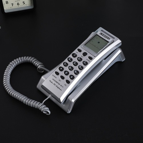 Desktop Kabel Telefon wiązany Stały Dom Telefony Hotel Home Office - Zdjęcie 14 z 14
