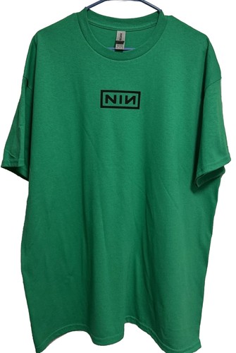 New T Shirt Custom Iron NIN Nine Inch Nails Band GREEN Size Adult S M L XL - Picture 8 of 10