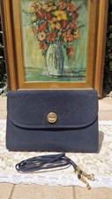 Borsa Vintage Nera In Tessuto