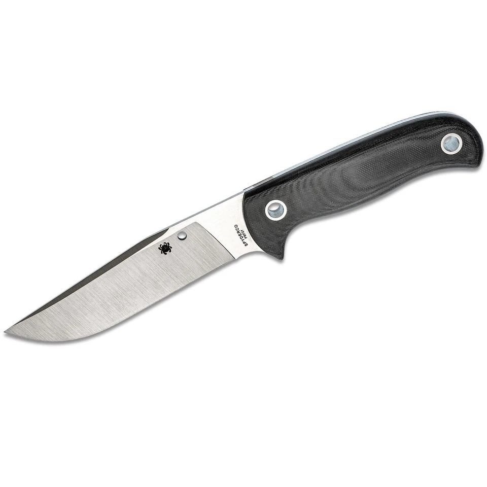 Spyderco Gayle Bradley Bowie PSF27 Hoja Fija Suave Negro G-10 Manijas FB33GP Foto 2 de 4