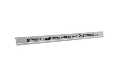 Hager Gabelschiene KDN163A  1polig ablängbar 12E 10mm² 63A