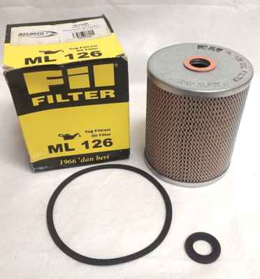 Fil Filter ML 126 Oil Filter Made in Turkey with Gaskets NOS