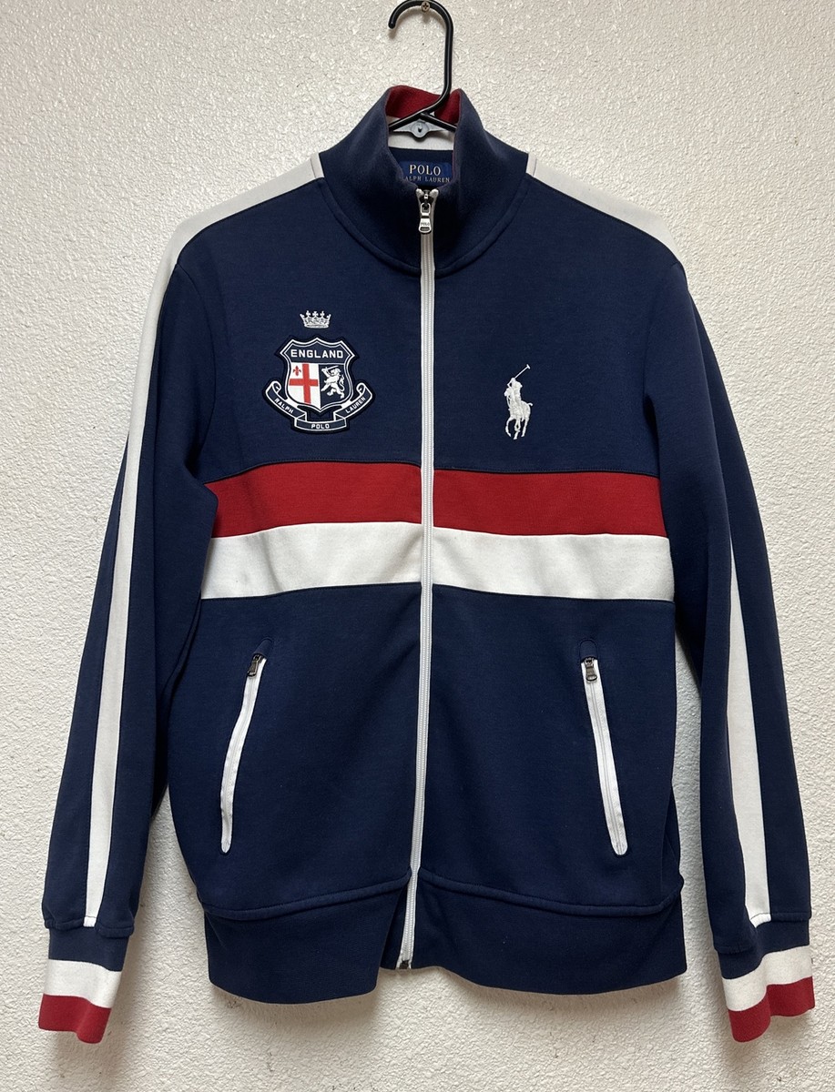 Ralph Lauren Polo England Full Zip Jacket Men's Navy #8 Sz S Ralph Lauren Polo England Full Zip Jacket Men's Navy #8 Sz S