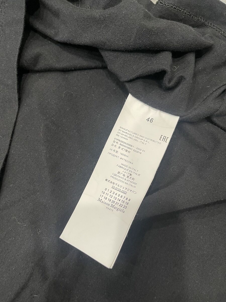 MAISON MARGIELA 10 CUT & SEW LOGO TEE Size 46 | eBay MAISON MARGIELA 10 CUT & SEW LOGO TEE Size 46 | eBay
