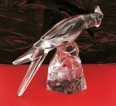 工芸品 baccarat bird honey BACCARAT CRYSTAL LIMITED EDITION COCKATOO COCKATIEL PARROT
