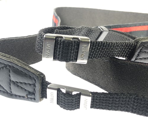 Genuine Nikon Super Strap Red/Black Neck/Shoulder Camera Strap Mint Rare - Picture 4 of 5