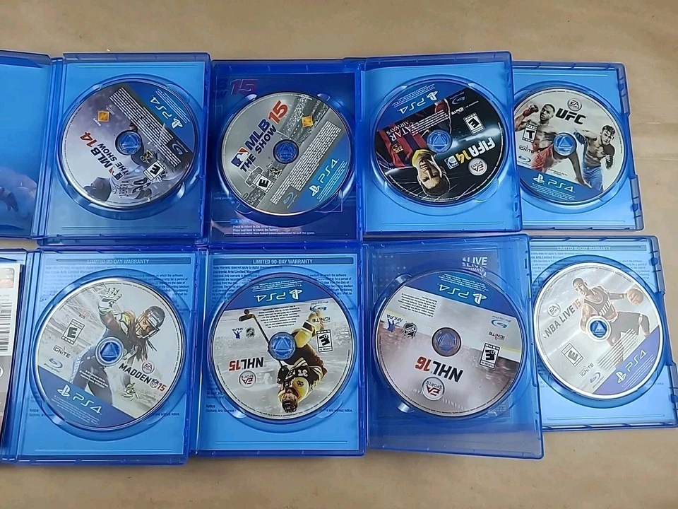 Lot Of 8 PS4 Sports Games EA Madden 15 NHL 15 16 NBA Live MLB The Show FIFA UFC - Image 3 of 4