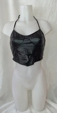 Gorgeous black SHEIN cropped top size L UK 12/14 (TV)