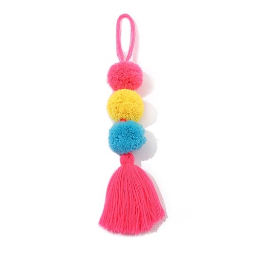 Key Holder Keyring Handbag Lovely Tassel Keyring Waist Wallet Bohemia Keyring - Picture 11 of 11