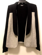 Pency Standard Women's Warrior Black Gray Blazer Top  Us Size S
