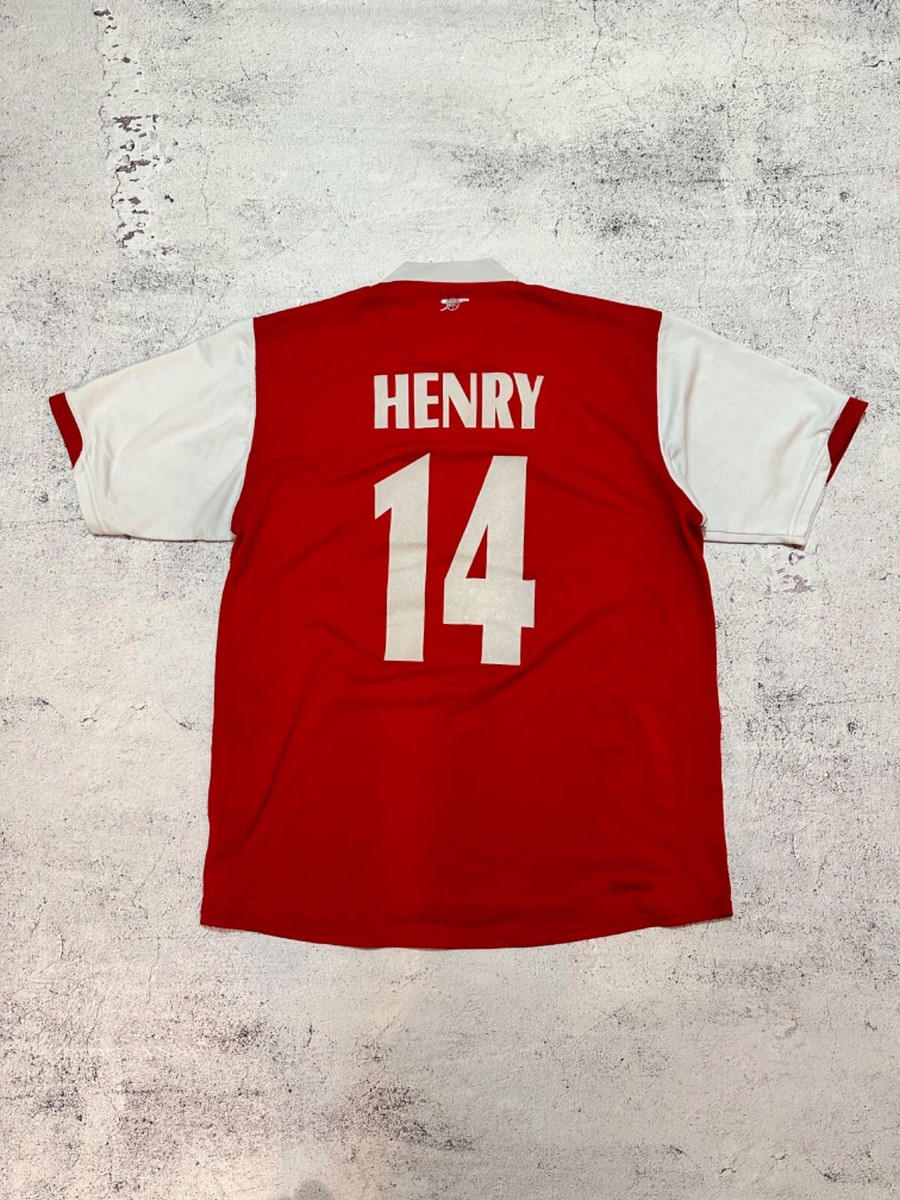 アーセナル 2006-2007 ヘンリー 14 Nike Arsenal 2006/2007 Henry #14 Home Jersey | eBay