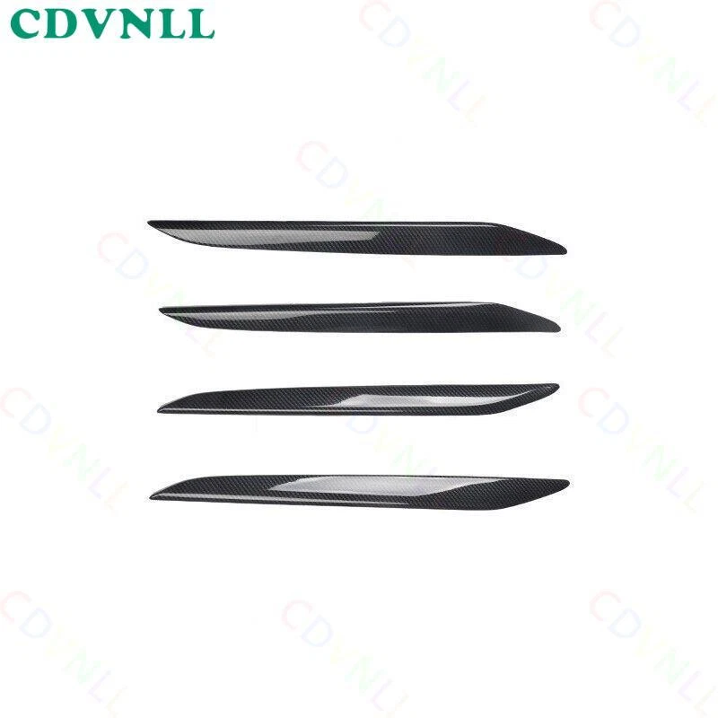 Para Lexus NX200t 300h 2015-2021 ABS Fibra de Carbono Interior Panel de Puerta Tira Foto 2 de 4