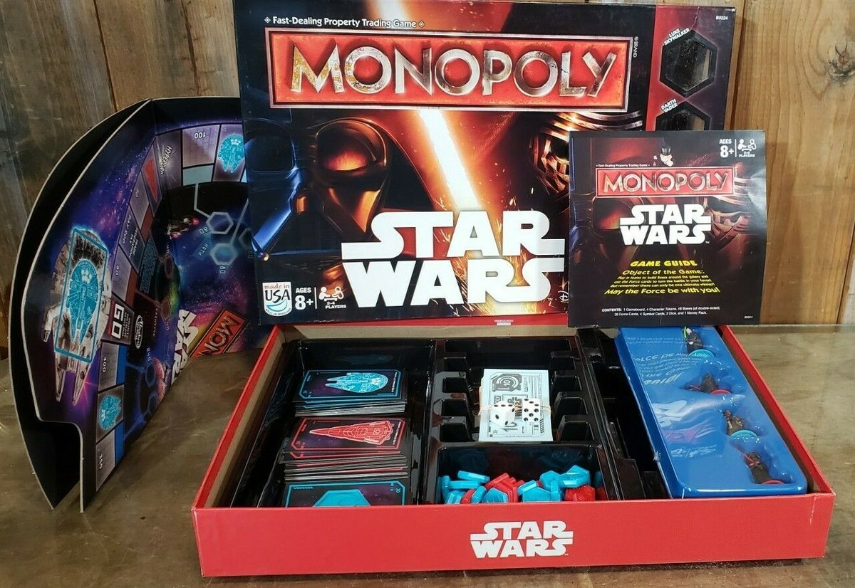 Monopoly Star Wars Édition 2015 Hasbro Parker - Jeu Complet En Très Bon État - Livraison Gratuite - Occasion