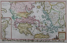 Griechenland der Antike - Conder / Baldwyn 1794 -A correct map of Antient Greece