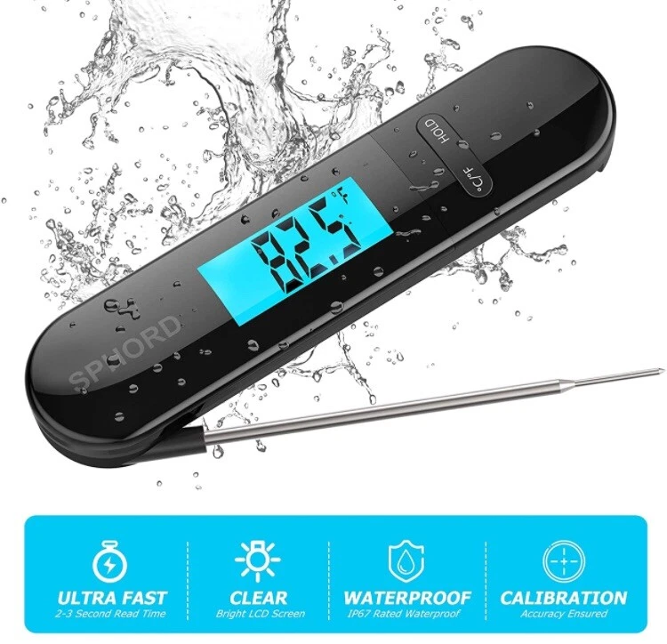 Meat Thermometer, Digital Food Thermometer, Instant Read Food Meat Thermometer, Digital Food Thermometer, Instant Read Food