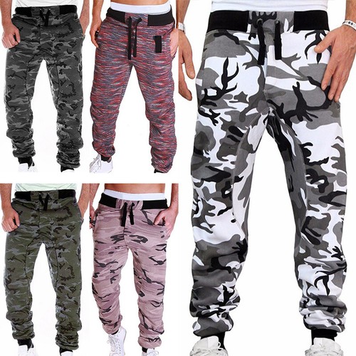 Men's Mimetica Esercito Cargo Camo Combattimento Pantaloni Casual Pantaloni  Sportivi Pantaloni Militari | eBay