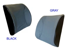 Car Truck Chair Faux Leather Lumbar Support Pillow Memory Form Back Cushion