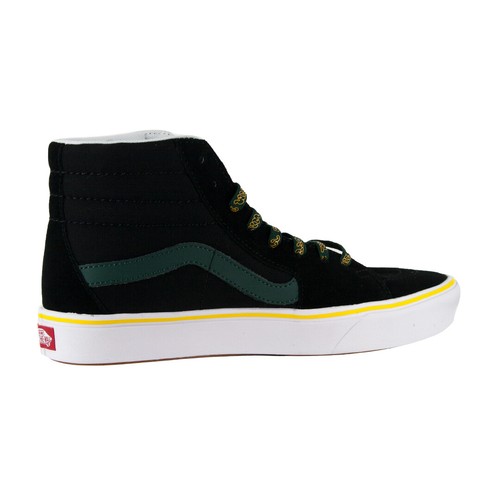 Vans "Trip Outdoors Sk8-Hi" Sneakers (Black/Sycamore) Comfycush Skate Shoes - Picture 2 of 3