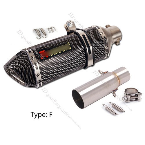 For Piaggio MP3 250/125/300 Beverly 125 X10 Mid Exhaust Pipe 51mm Muffler Pipe - Picture 10 of 11
