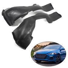1 Pair Front Fender Liner Splash Guard Left+Right For 2017-2018 Hyundai Elantra 