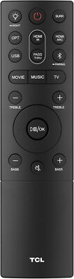 Used Original TS8212 For TCL 4K Alto 8 Plus Sound Bar Bluetooth Remote Control