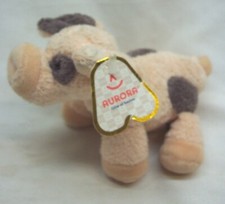 Aurora CUTE SOFT OINK THE SPOTTED PIG 6" Plush STUFFED ANIMAL TOY NEW