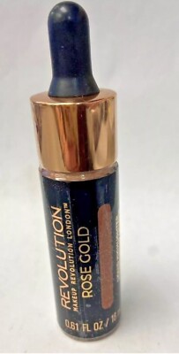 Makeup Revolution Liquid Highlighter ROSE GOLD  0.61 Fl Oz New/Sealed