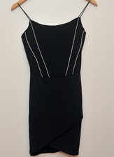 Sexy I SAW IT FIRST Little Black Dress. Corset Top, Bodycon , Size 10. Brand New