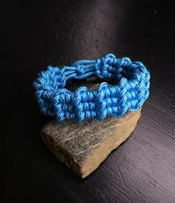 Handmade "Ocean Waves" Paracord Bracelet for a 7 1/2" Wrist 