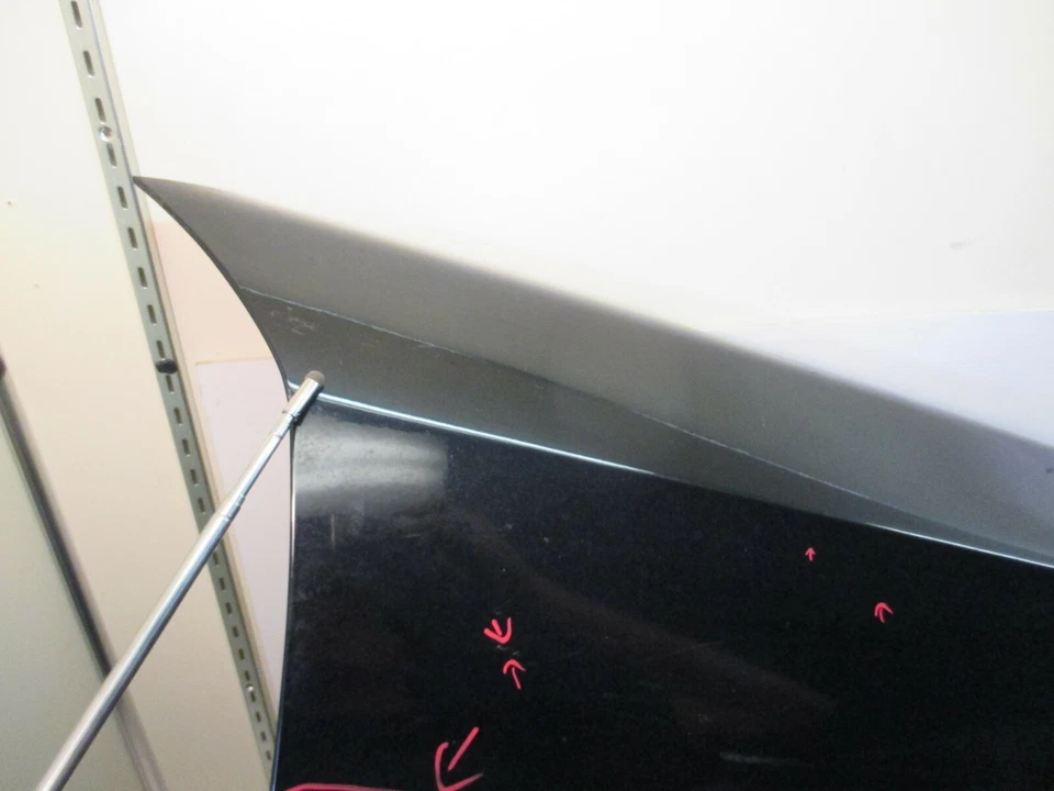 Porsche 944 1986 base 2,5 pasajeros guardabarros delantero moldeado (L041-negro) defectuoso Foto 2 de 4