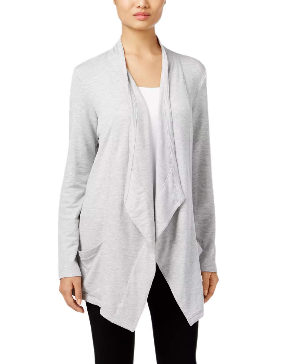 Women's top draped cardigan