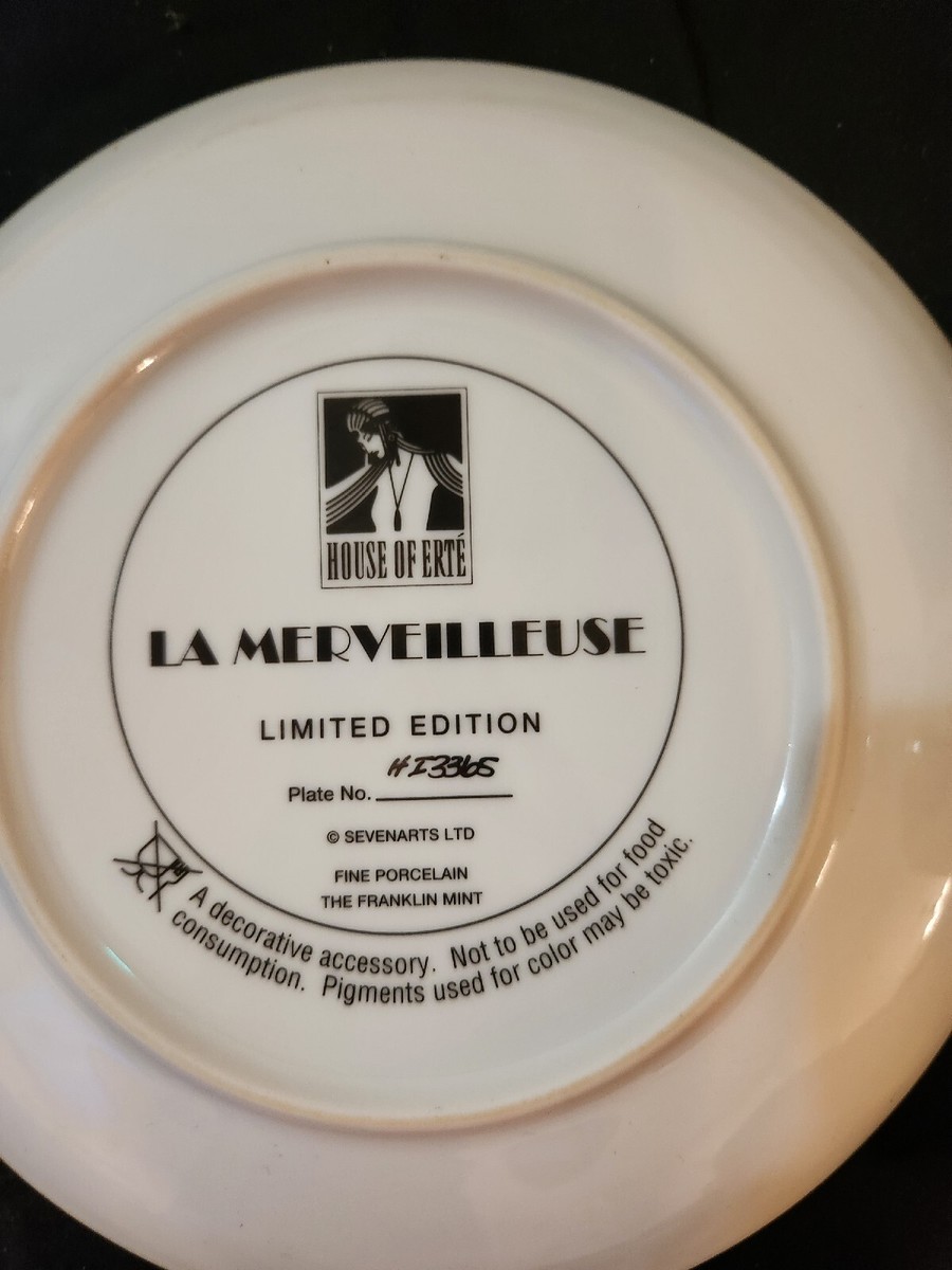 Vintage Franklin Mint House of Erte RARE La Merveilleuse HI3365 | eBay