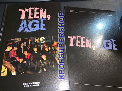 Seventeen 2nd Album Teen, Age RS Version CD Good Condition Rare No