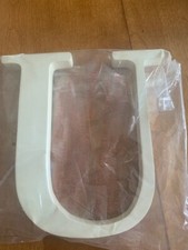 Pottery Barn Decorative Ivory White Letter U New