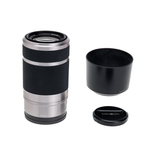 Sony E 55-210mm F4.5-6.3 OSS Telephoto Zoom Lens Silver SEL55210