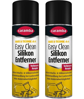 Caramba Easy Clean Silikon Entferner 2x300 ml Silikonentferner Wachs Entfernung