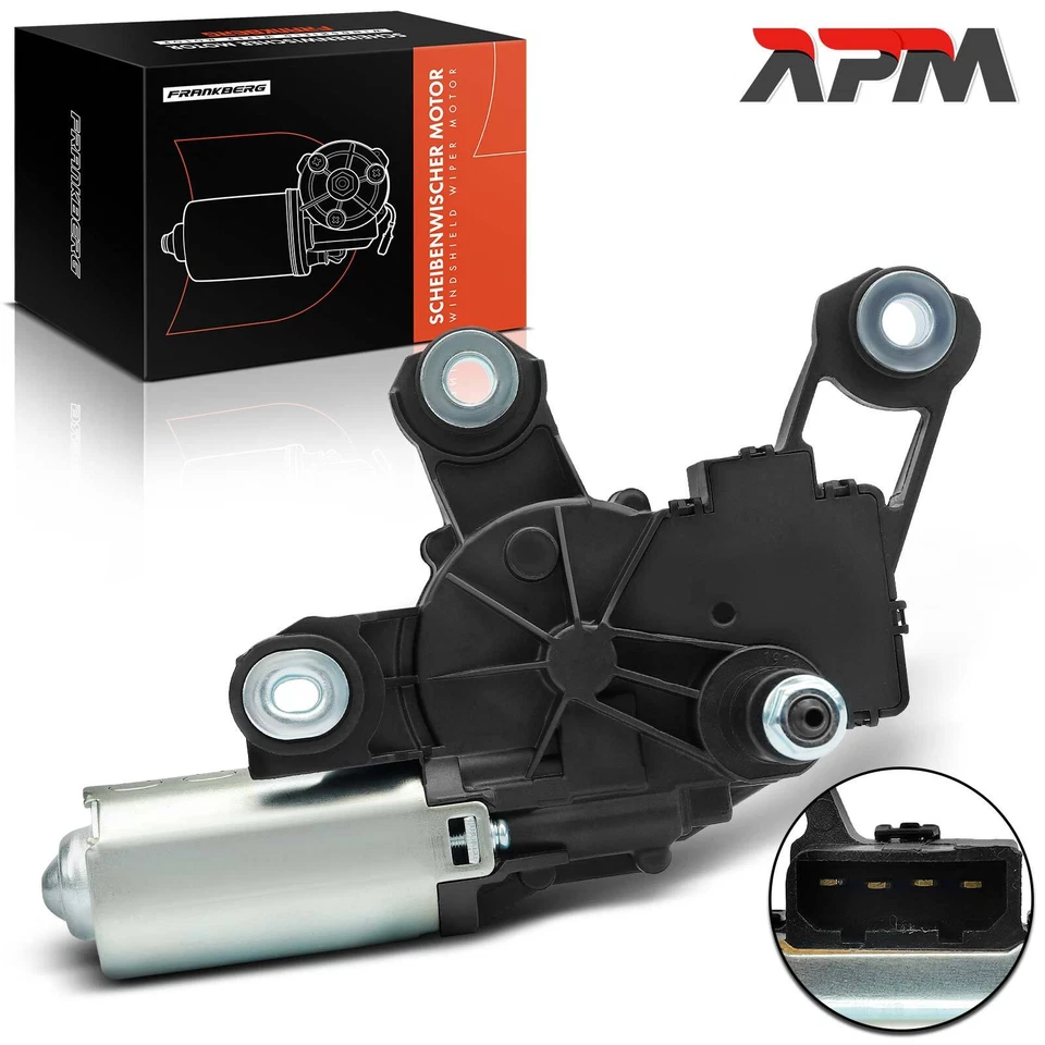 Wischermotor Heckwischermotor Hinten für Audi A3 8P1 8PA A4 8E B6 B7 8K A6 Q5 Q7 - Bild 1 von 4